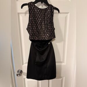 Emerald Sundae Gold & Black Dress